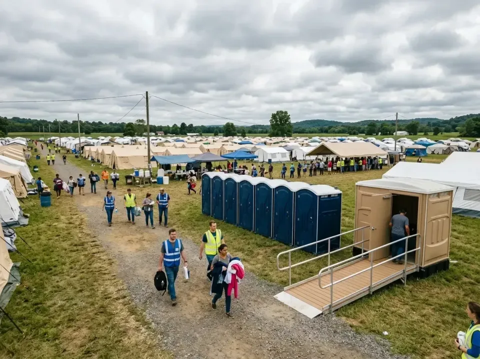 disaster-relief-camp-restrooms-010 — frequently asked questions, Dumpster & Portable Bathrooms Rental in Grill, PA